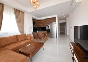 A 2+1 apartment in a residence with a hotel management system
