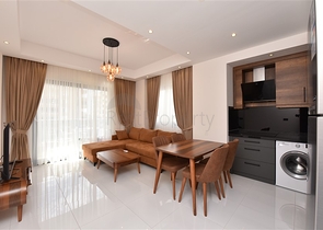 A 2+1 apartment in a residence with a hotel management system