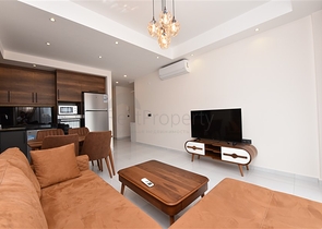 A 2+1 apartment in a residence with a hotel management system