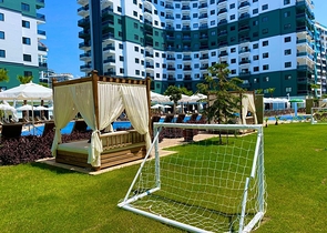 A 2+1 apartment in a residence with a hotel management system