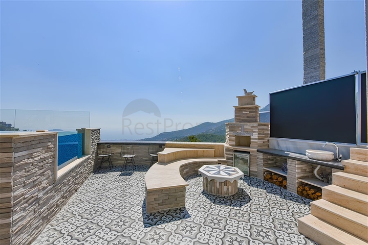 Furnished 3+2 villa in Bektash area