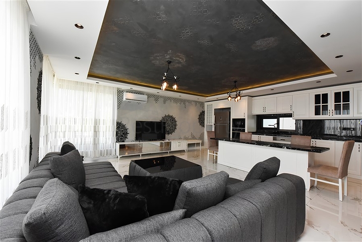 Furnished 3+2 villa in Bektash area