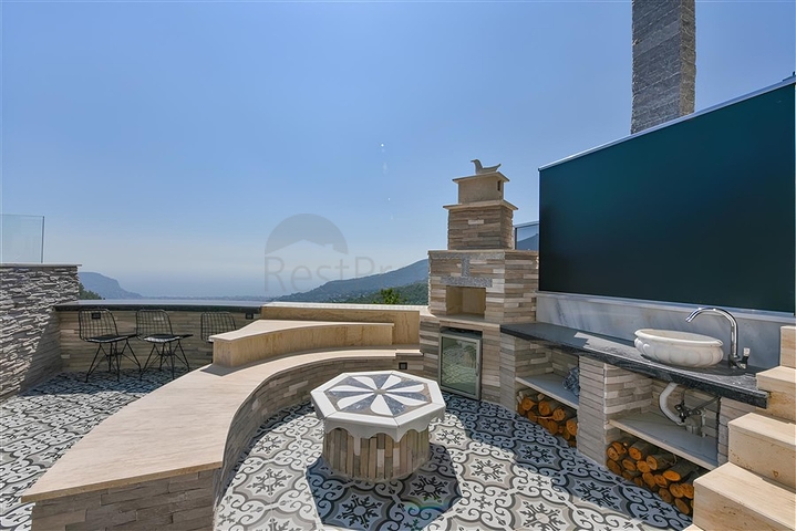 Furnished 3+2 villa in Bektash area