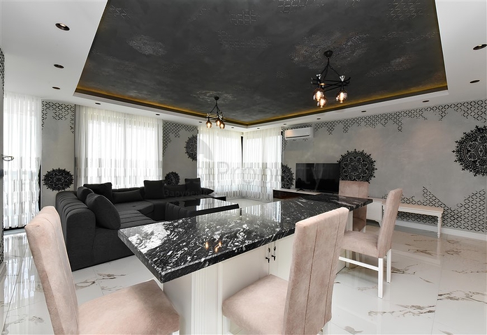 Furnished 3+2 villa in Bektash area