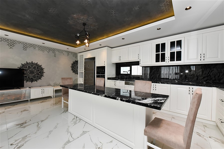 Furnished 3+2 villa in Bektash area