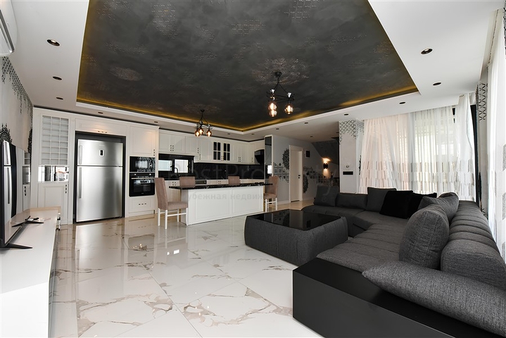 Furnished 3+2 villa in Bektash area