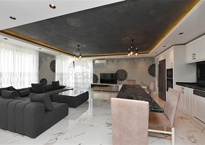 Furnished 3+2 villa in Bektash area