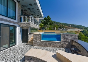 Furnished 3+2 villa in Bektash area