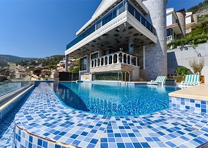 Furnished 3+2 villa in Bektash area