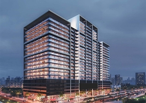 New residential complex in the popular area of JVC