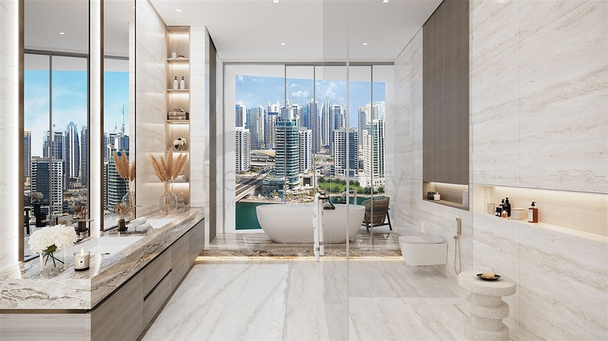 A premium class project on the shores of the Persian Gulf in the Dubai Marina area