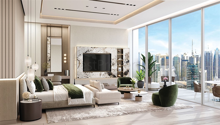 A premium class project on the shores of the Persian Gulf in the Dubai Marina area