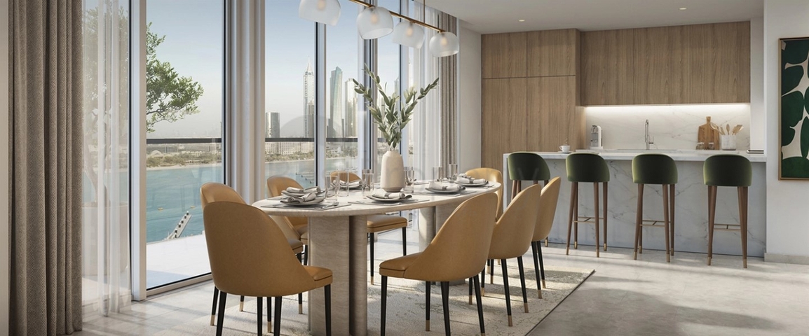 A new complex on the first line of the Persian Gulf in the Emaar Beachfront area