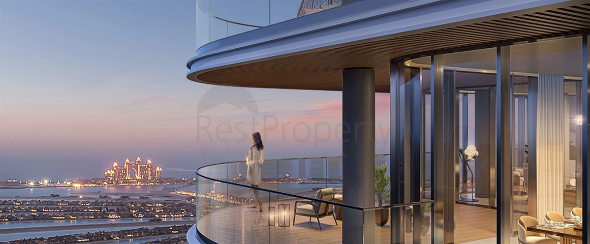 A new complex on the first line of the Persian Gulf in the Emaar Beachfront area