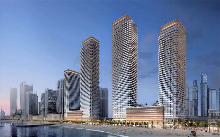 A new complex on the first line of the Persian Gulf in the Emaar Beachfront area