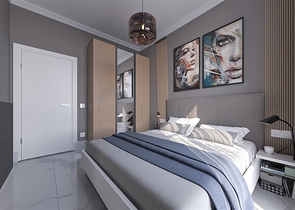 1+1 apartment in a new complex in Mahmutlar