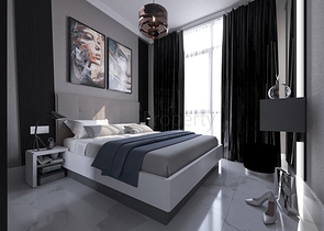 1+1 apartment in a new complex in Mahmutlar