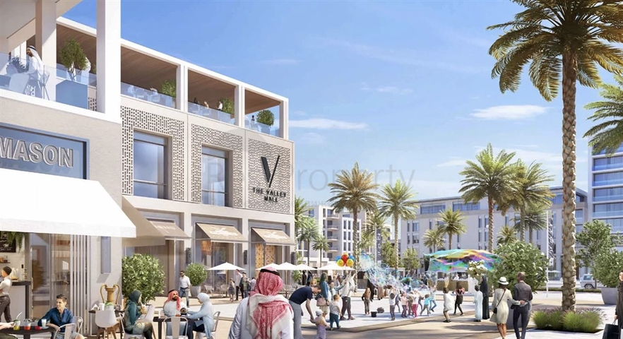 Luxury villa complex in Dubai Land area 