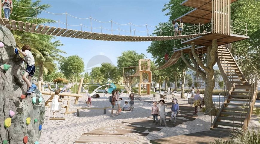 Luxury villa complex in Dubai Land area 