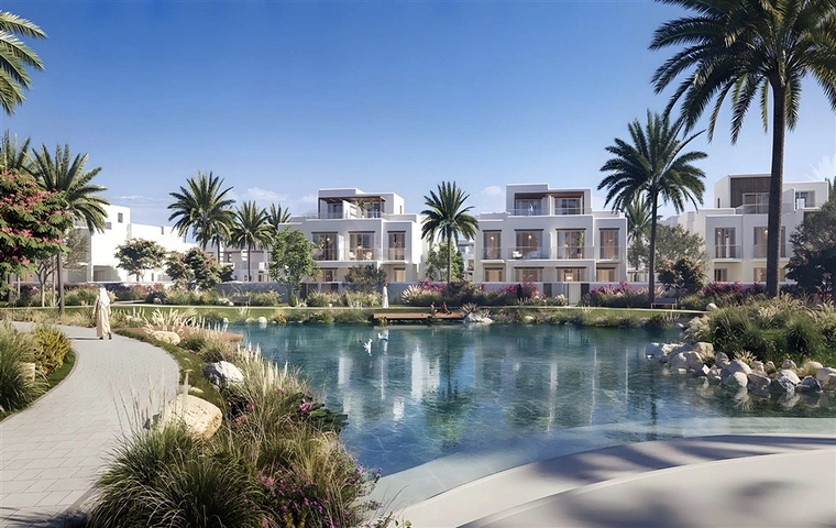 Luxury villa complex in Dubai Land area 