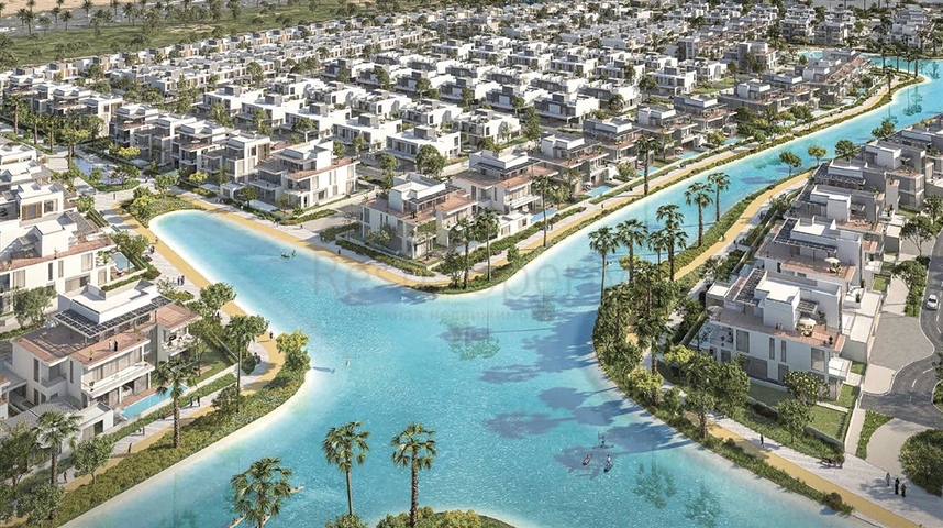 Exclusive gated community with crystal lagoon in Dubai South
