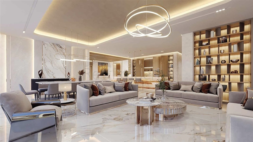 Exclusive gated community with crystal lagoon in Dubai South