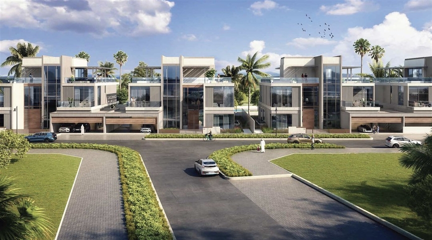 Exclusive gated community with crystal lagoon in Dubai South
