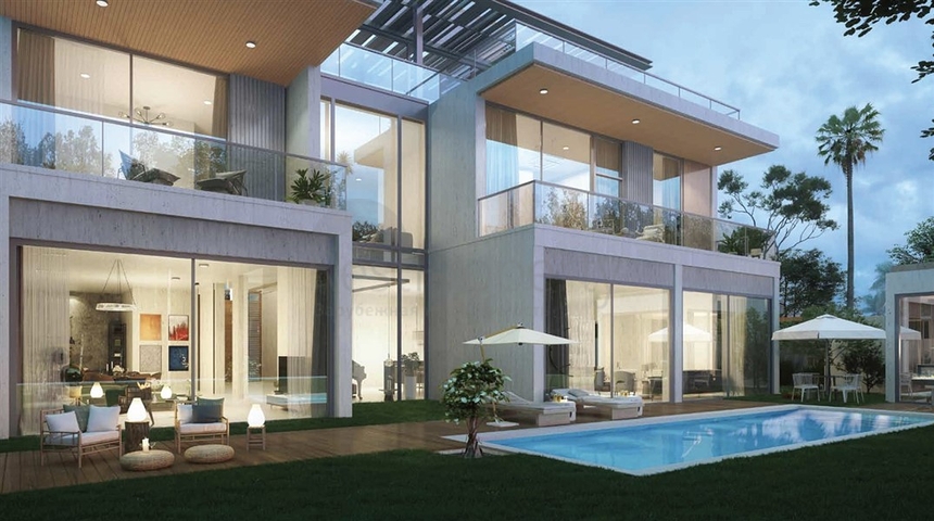Exclusive gated community with crystal lagoon in Dubai South