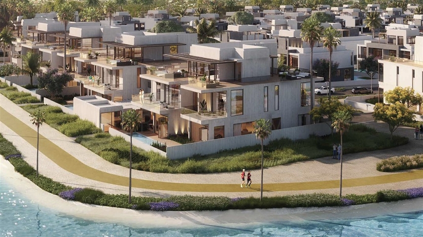 Exclusive gated community with crystal lagoon in Dubai South