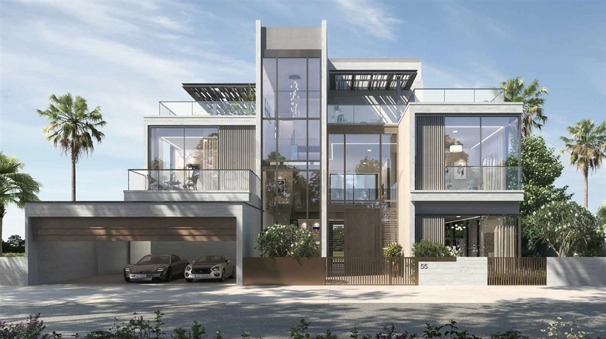 Exclusive gated community with crystal lagoon in Dubai South