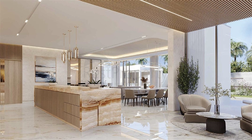 Exclusive gated community with crystal lagoon in Dubai South