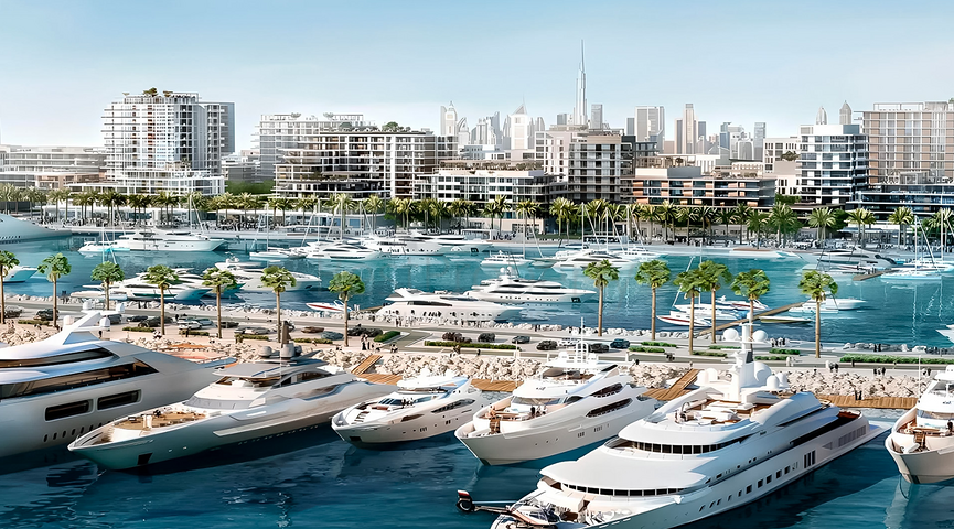 New residential complex on the first coastline in Dubai