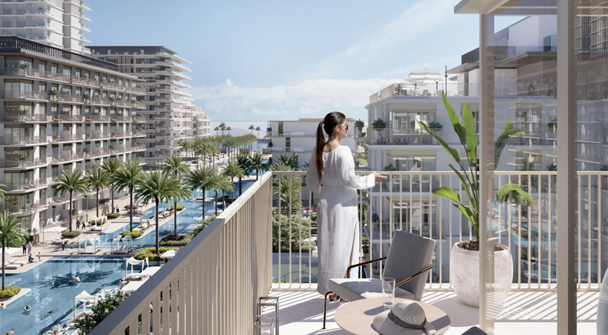 New residential complex on the first coastline in Dubai