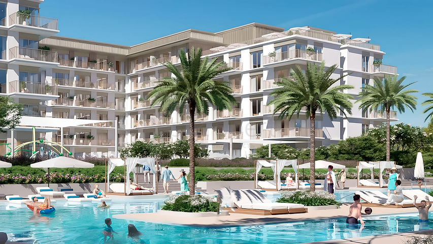 New residential complex on the first coastline in Dubai