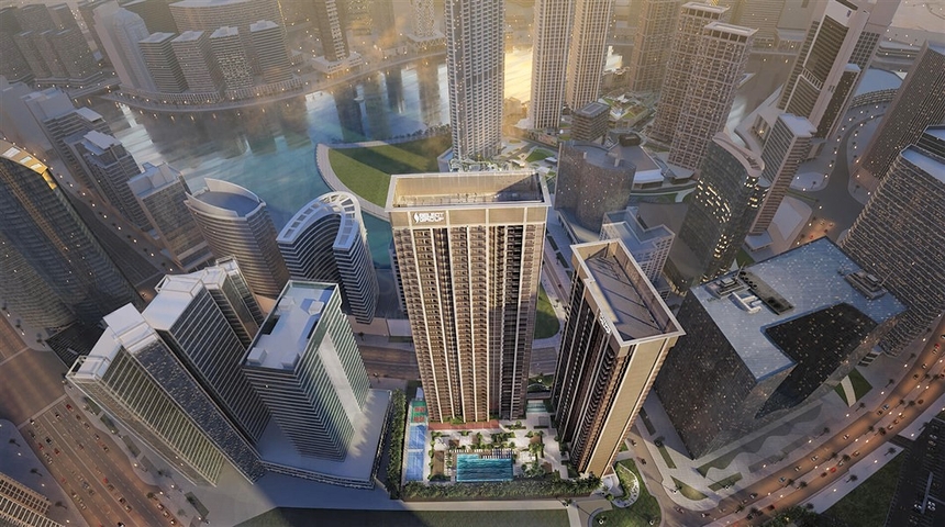 New premium residential complex in the central Business Bay area