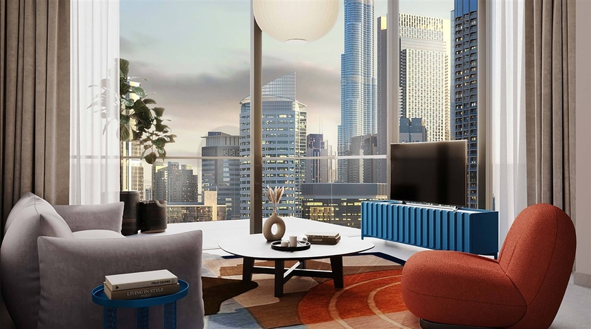 New premium residential complex in the central Business Bay area