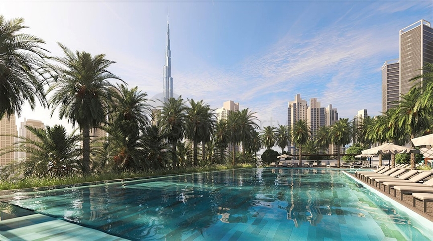 New premium residential complex in the central Business Bay area