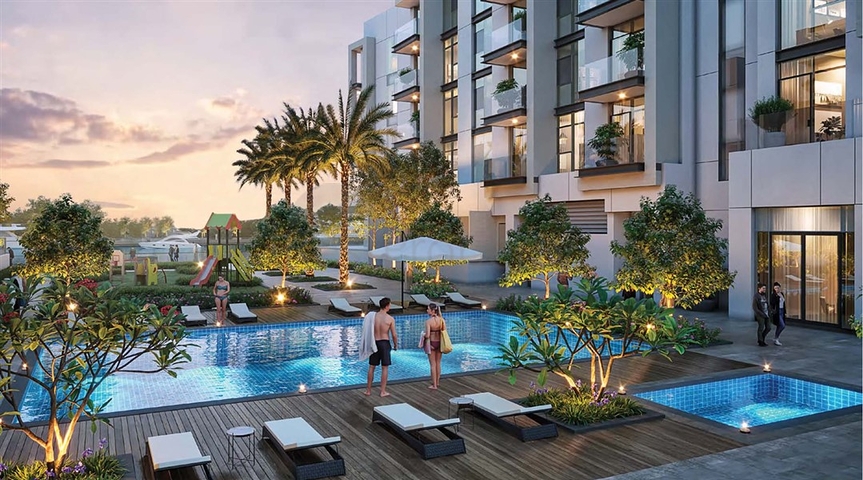 Luxury residential project in Dubai Water Canal, 5 minutes from the beach