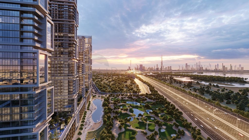 Exclusive residential project in one of the most prestigious areas of Dubai with parks and gardens