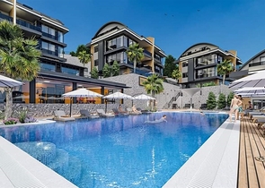 Five-room duplex for citizenship with direct sea and mountain views