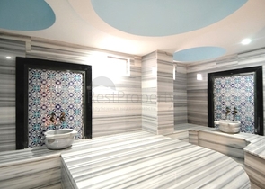 A 2+1 apartment in the Kestel area, just 50 m from the sea