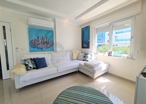 A 2+1 apartment in the Kestel area, just 50 m from the sea