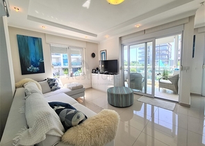 A 2+1 apartment in the Kestel area, just 50 m from the sea