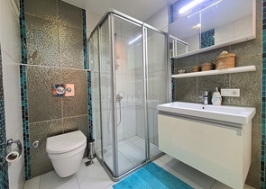 A 2+1 apartment in the Kestel area, just 50 m from the sea