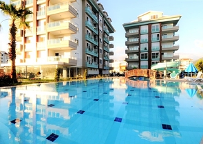 A 2+1 apartment in the Kestel area, just 50 m from the sea