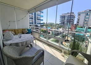 A 2+1 apartment in the Kestel area, just 50 m from the sea