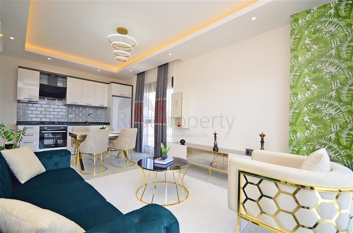 Apartments with sea view in a new complex in Avsallar district