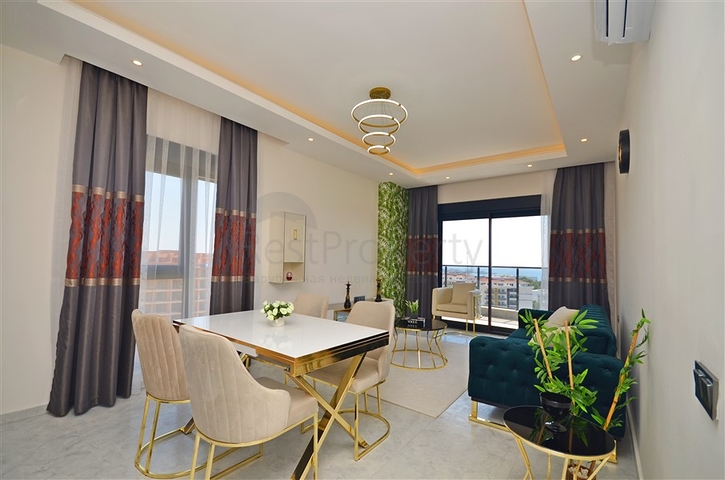 Apartments with sea view in a new complex in Avsallar district