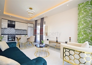 Apartments with sea view in a new complex in Avsallar district