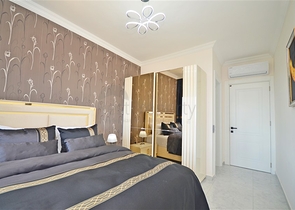 Apartments with sea view in a new complex in Avsallar district